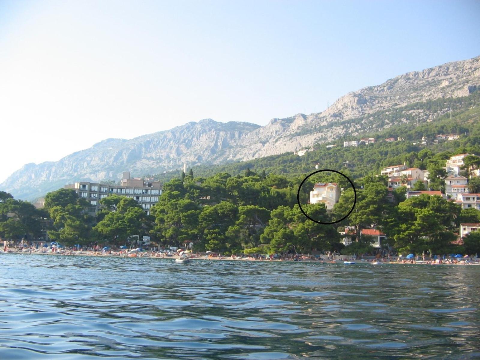 Villa Dalmatino Брела Екстериор снимка